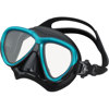 TUSA Intega Mask with Black Silicone Ocean Green